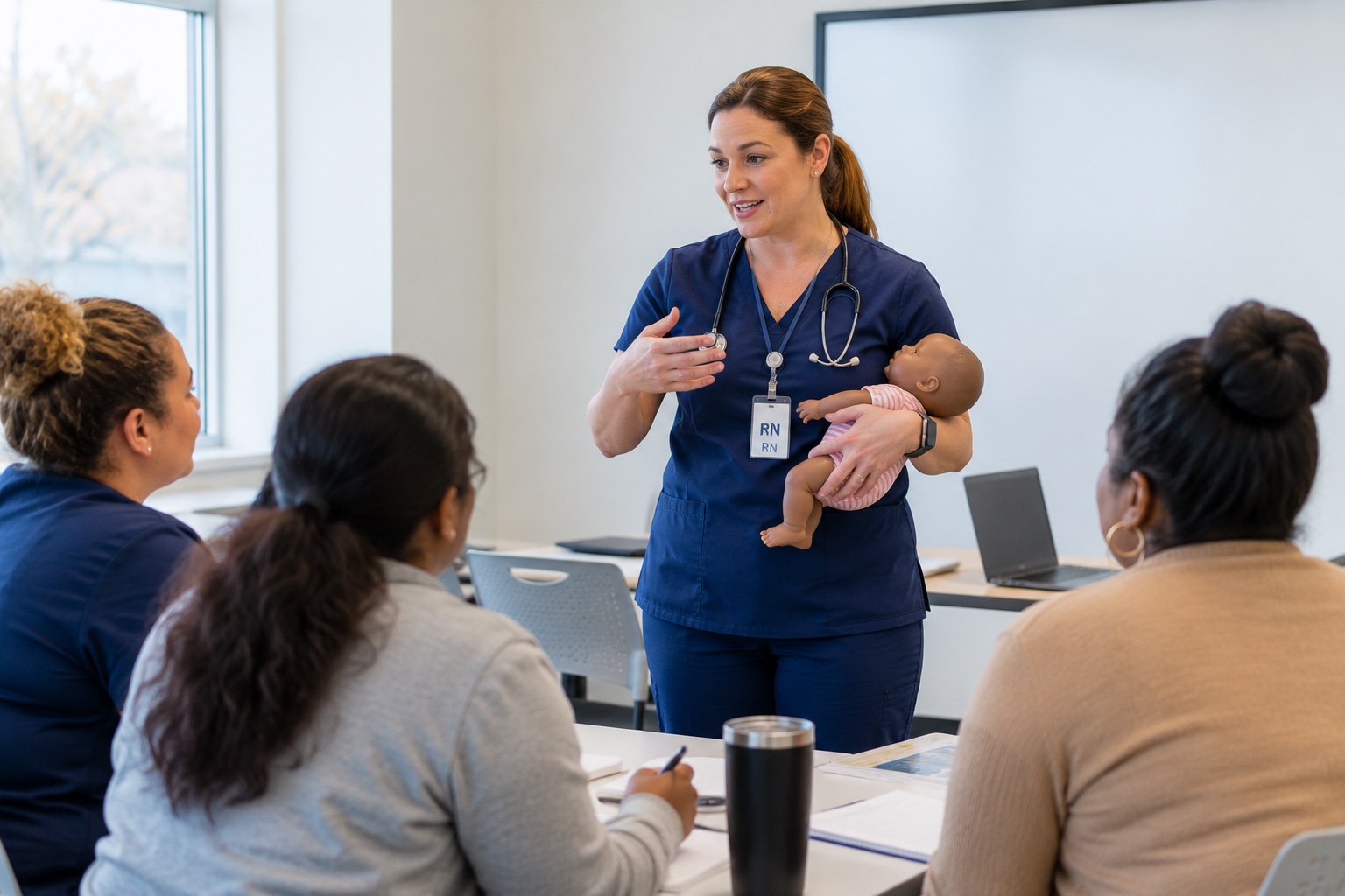Racheal — CPR training classroom, Rooted in Purpose